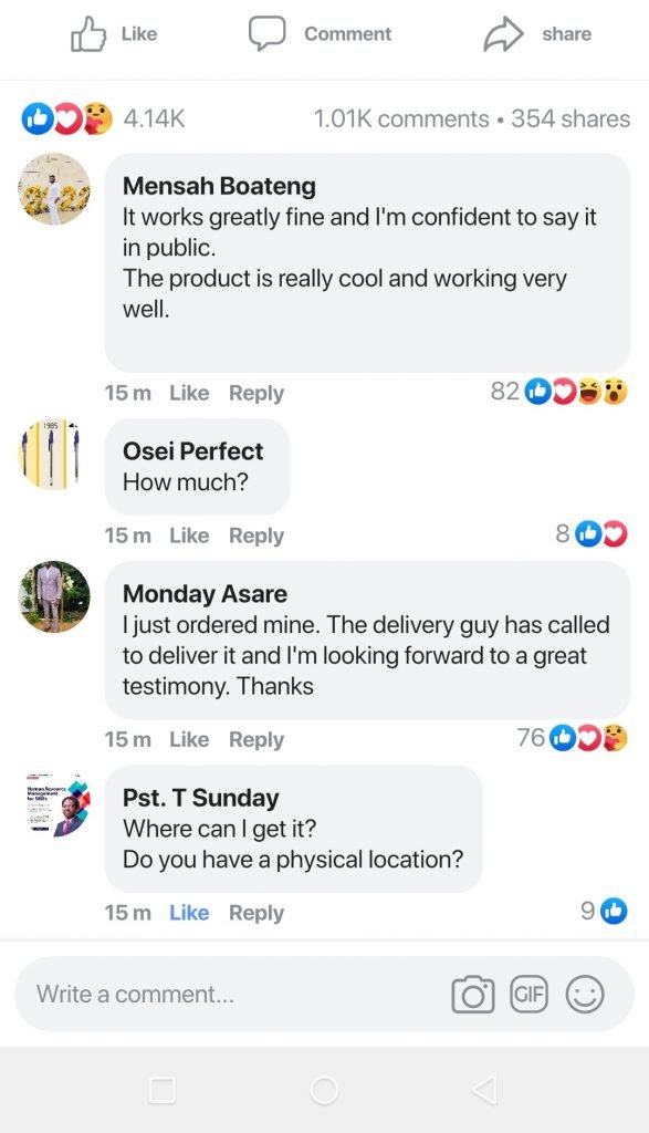 Customer Result 1